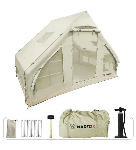 Bigless Clamping Cotton İnflatable Şişme Çadır [Baca Çıkışlı] - Resim 4