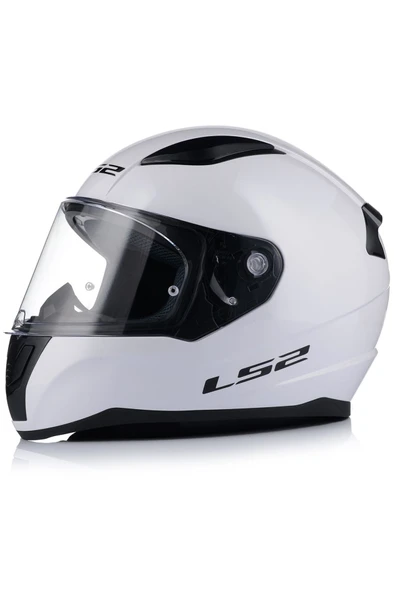LS2 Rapıd 2 Beyaz Kapalı Motosiklet Kaskı Şefaf Camlı ürün görseli