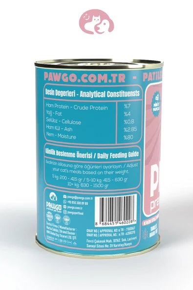 Pawgo Kitten Glory | Tavuklu | 400g X 24 | Parça Etli | Yavru Kedi Yaş Mama | - 7