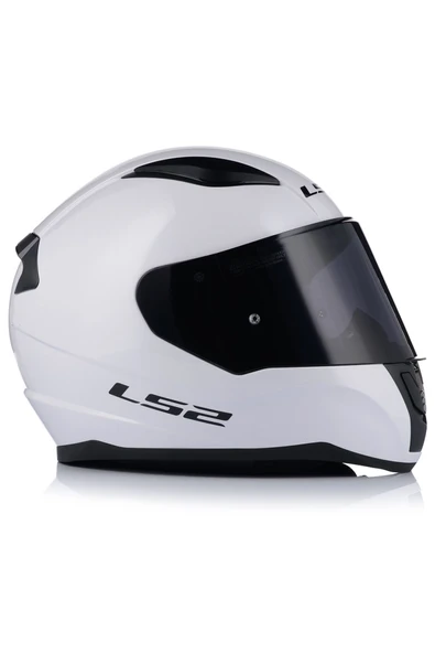 LS2 Rapıd 2 Beyaz Fullface Motosiklet Kaskı Siyah Camlı - Resim 4