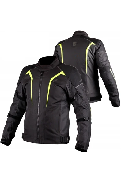 LS2 Sepang 4 Mevsim Motosiklet Montu Siyah-Gri-Neon Sarı - 1