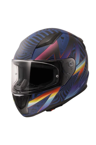 LS2 RAPID 2 OPTIK MAT MAVİ-MOR KASK ürün görseli