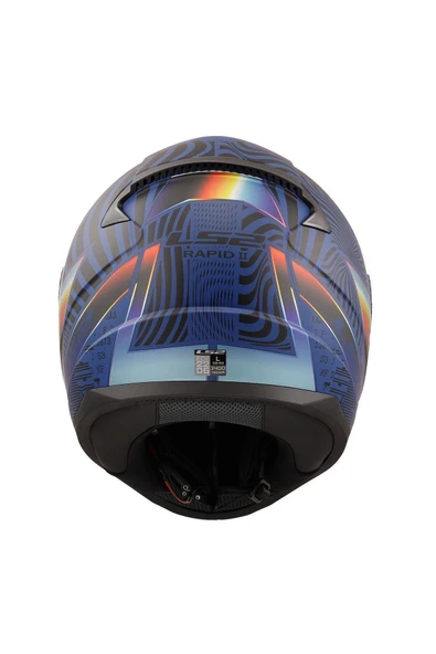LS2 Rapid 2 Optik Kapalı Motosiklet Kaskı - Resim 5