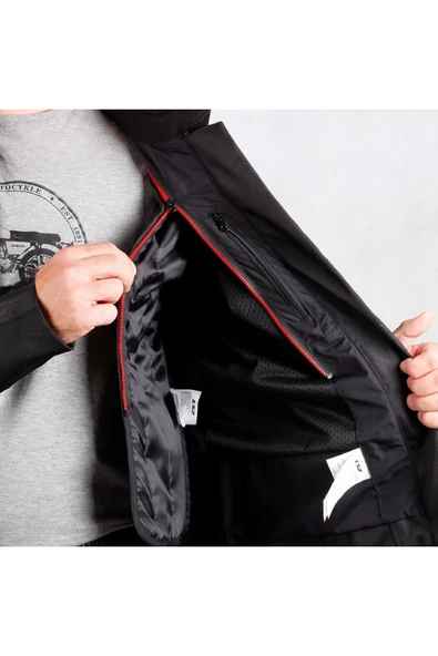 LS2 Sepang 4 Mevsim Motosiklet Montu Siyah-Gri-Kırmızı - Resim 2