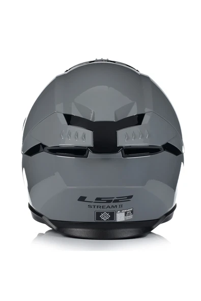 LS2 Stream 2 Nardo Gri Full Face Motosiklet Kaskı - Resim 5
