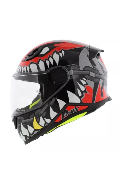 LS2 FF812 KID PUNK ÇOCUK KAPALI MOTOSİKLET KASKI - Resim 6