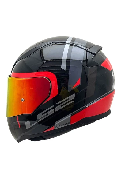 LS2 RAPID 2 CHOS KIRMIZI CAM KASK ürün görseli