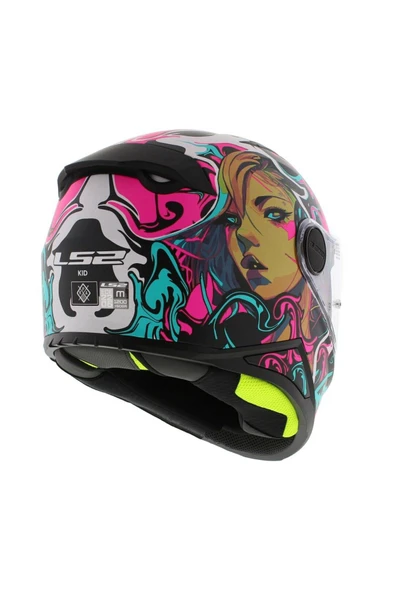LS2 FF812 KID CYBERG ÇOCUK KAPALI MOTOSİKLET KASKI - Resim 6