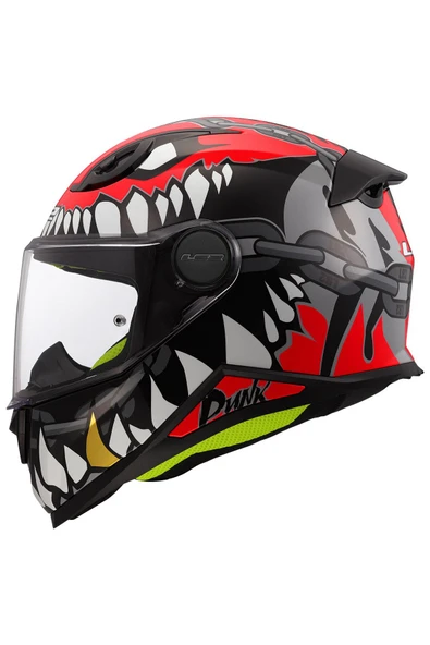 LS2 FF812 KID PUNK ÇOCUK KAPALI MOTOSİKLET KASKI - Resim 2