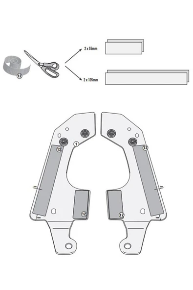 Givi Sr5109 Bmw F800gt (13-19) - F800r (09-18) - F800st (06-16) Arka Çanta Taşıyıcı - Resim 2