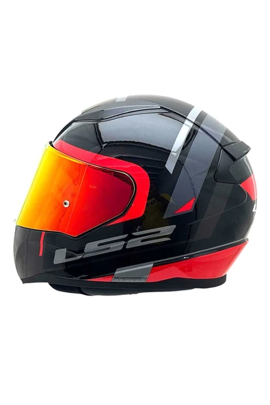 LS2 RAPID 2 CHOS KIRMIZI CAM KASK - Resim 2