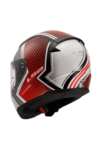 LS2 RAPID 2 DRIVEWAY BEYAZ-MAVİ KASK - Resim 5