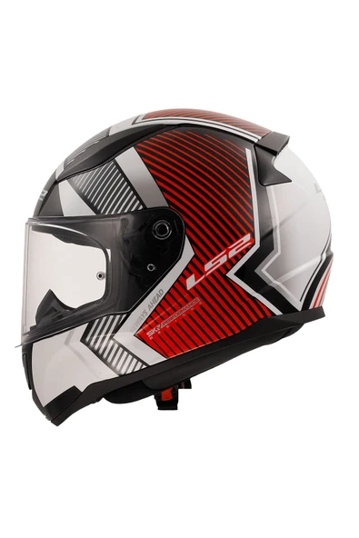 LS2 RAPID 2 DRIVEWAY BEYAZ-MAVİ KASK - Resim 2