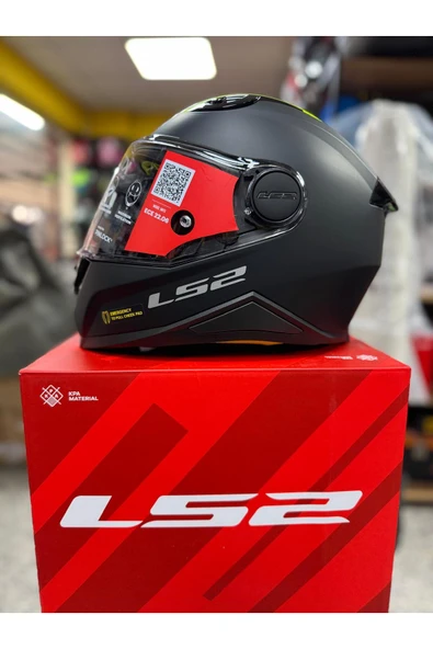 LS2 KID MAT SİYAH ÇOCUK KASK - Resim 7