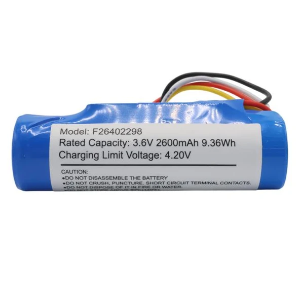 PowerMaster PM-24803 3.6V 2600mAh 4 Pin Soketli Beko Yazar Kasa Pos Cihazı Pili 18650 Lityum Batarya (VPS906R) - Resim 4