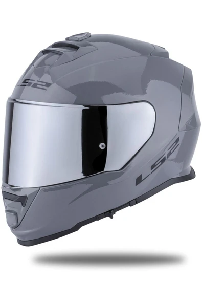 LS2 Storm 2 Nardo Gri  Full Face Motosiklet Kaskı Gri Camlı ürün görseli