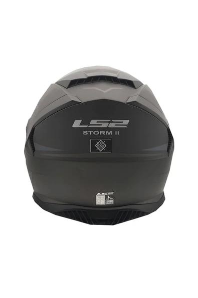LS2 STORM 2 FIST MAT SİYAH KASK - Resim 3