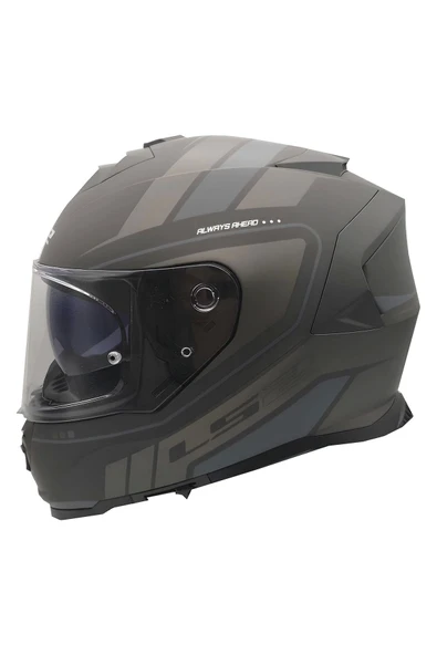 LS2 STORM 2 FIST MAT SİYAH KASK - Resim 2