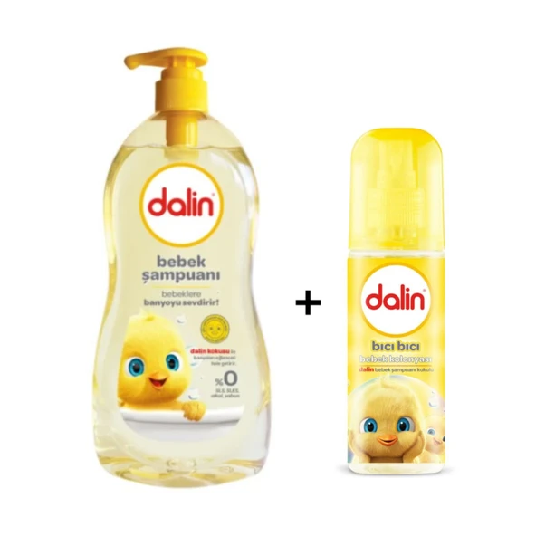 Dalin Bebek Şampuanı 700 Ml + Bıcı Bıcı Bebek Kolonyası 150 Ml 2'li Set ürün görseli 1