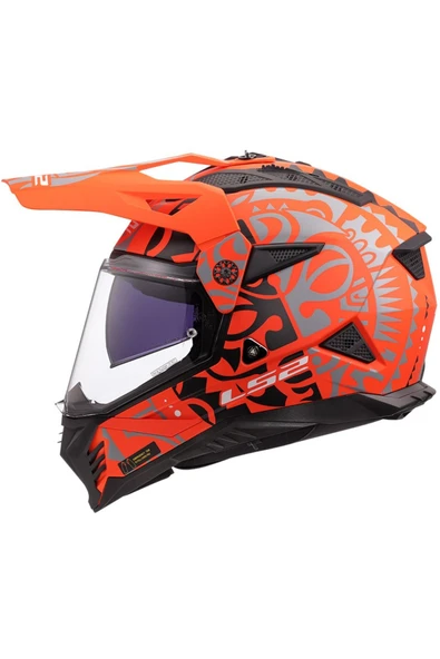 LS2 PIONEER 2 RANGI KASK - Resim 2