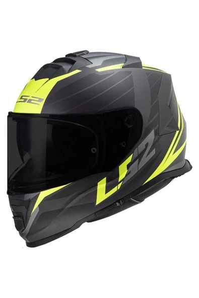 LS2 Unisex Sarı Storm 2 Nerve Mat Kask ürün görseli 1
