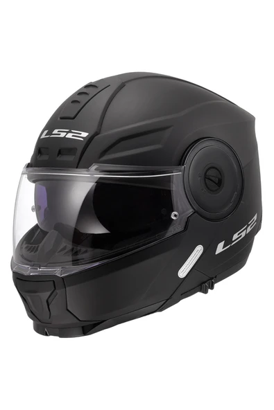 LS2 SCOPE 2 MAT SİYAH ÇENE AÇILIR KASK - Resim 2