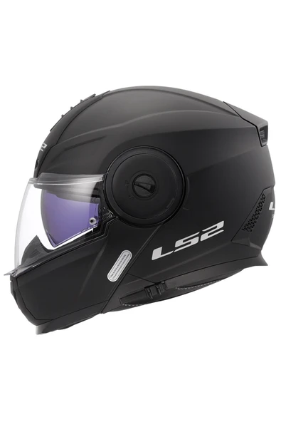 LS2 SCOPE 2 MAT SİYAH ÇENE AÇILIR KASK ürün görseli 1