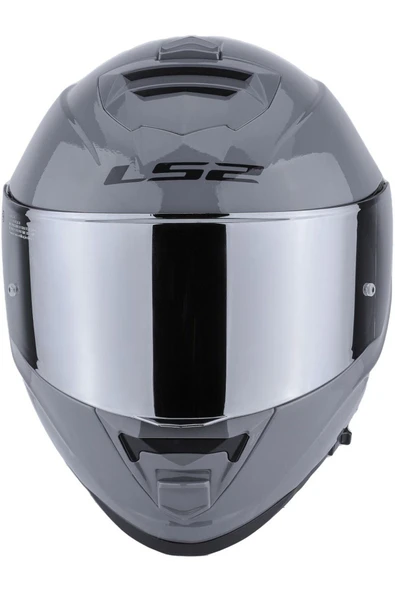 LS2 Storm 2 Nardo Gri  Full Face Motosiklet Kaskı Gri Camlı - Resim 3