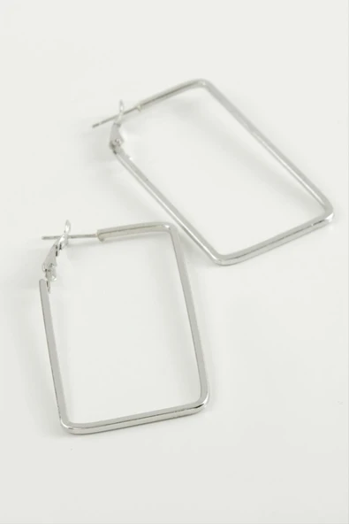 Dikdörtgen Halka Küpe 5 cm ürün görseli