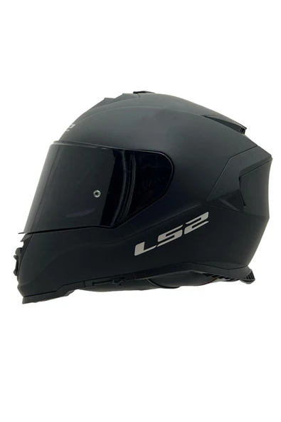 LS2 STORM 2 MAT SİYAH KASK SİYAH CAM - Resim 3
