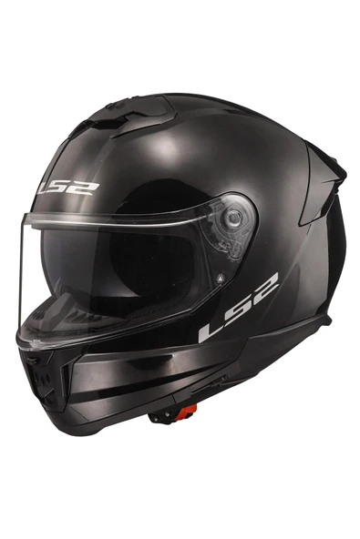 LS2 Stream 2 Siyah Full Face Motosiklet Kaskı - Resim 2