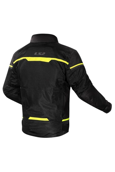 LS2 RIVA MONT SİYAH-NEON SARI - Resim 2