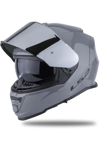 LS2 Storm 2 Nardo Gri  Full Face Motosiklet Kaskı Gri Camlı - Resim 2