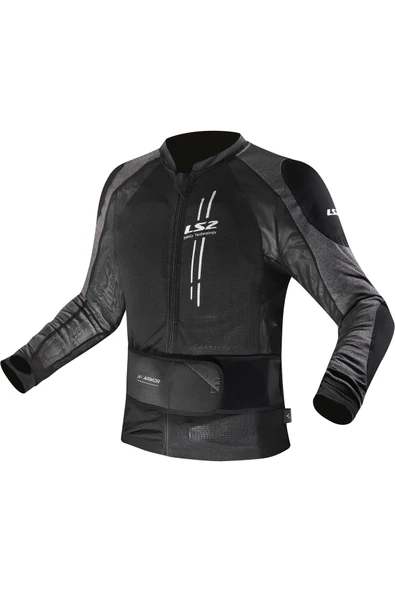 LS2 X-ARMOR FULL KORUMA MONT SİYAH-GRİ ürün görseli 1