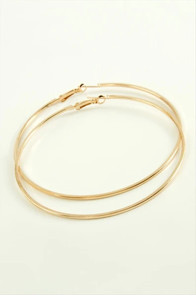 Ezme Metal Halka Küpe 8-9-10 cm - Resim 3