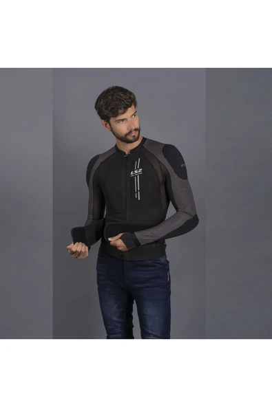 LS2 X-ARMOR FULL KORUMA MONT SİYAH-GRİ - Resim 6