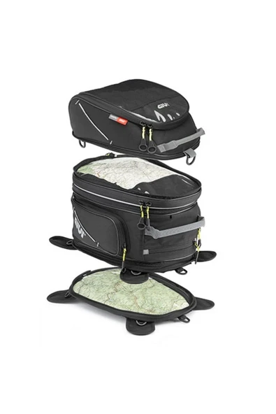 Givi Ea103b Depo Üstü Çanta Siyah 25lt + 15lt Genişleyebilir Magnet Ve Kemer Bağlantılı - 5