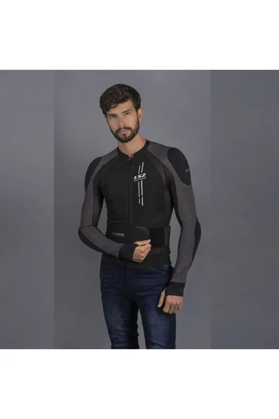 LS2 X-ARMOR FULL KORUMA MONT SİYAH-GRİ - Resim 7