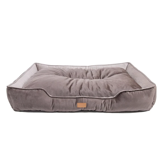 Büyük Boy Kedi Köpek Yatağı 105x80cm - Minderli - Kahverengi - 4