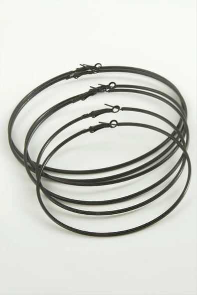 Ezme Metal Halka Küpe 6 Adet ürün görseli 1