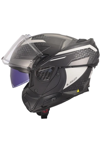 LS2 ADVANT 2 ASTRAL MAT GRİ-SİYAH KASK - Resim 2
