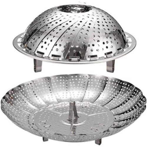 Paslanmaz Çelik Buharda Pişirme Sepeti - Resim 3