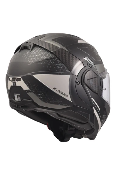 LS2 ADVANT 2 ASTRAL MAT GRİ-SİYAH KASK - Resim 6