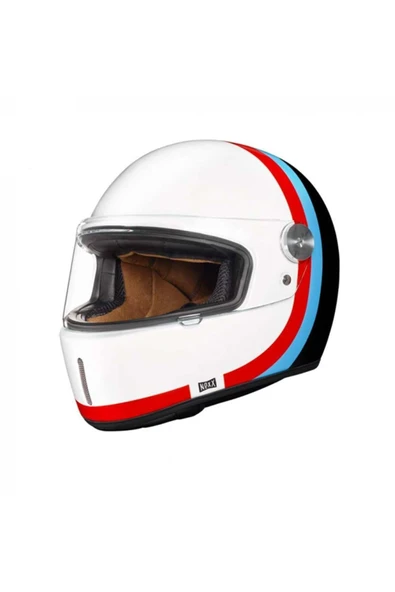 Nexx X.g100r Speedway Beyaz-mavi Kask - Resim 2