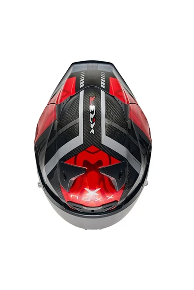 Nexx X.R3R SWIRL KARBON KASK - Resim 4