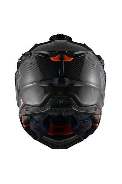 Nexx X.WED 3 FURKA KARBON SİYAH-GRİ KASK - Resim 4