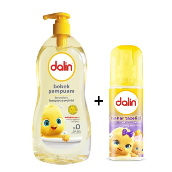 Dalin Bebek Şampuanı 700 Ml + Bahar Tazeliği Bebek Kolonyası 150 Ml 2'li Set ürün görseli