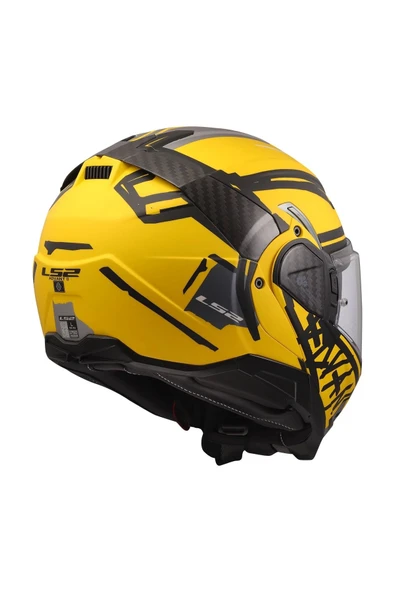 LS2 ADVANT 2 TAPE -SİYAH KASK - Resim 5