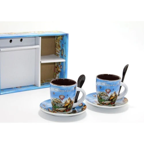 Yöresel İkili Fincan Seti Model 2 ürün görseli