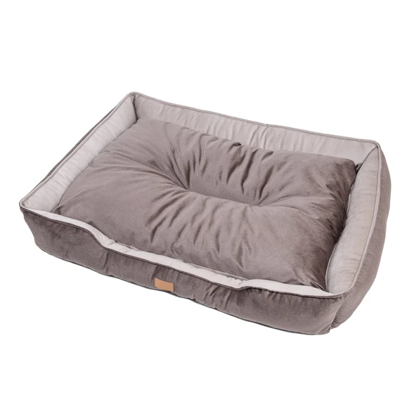 Büyük Boy Kedi Köpek Yatağı 105x80cm - Minderli - Kahverengi - 8